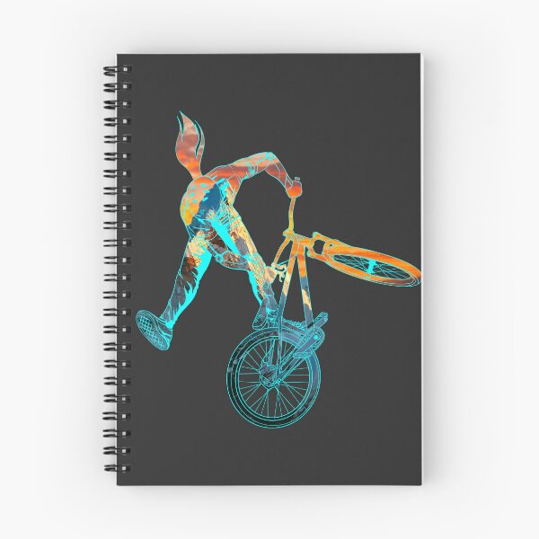 Item preview, Slopestyle biking in sunset color designed and sold by artOfCal013.