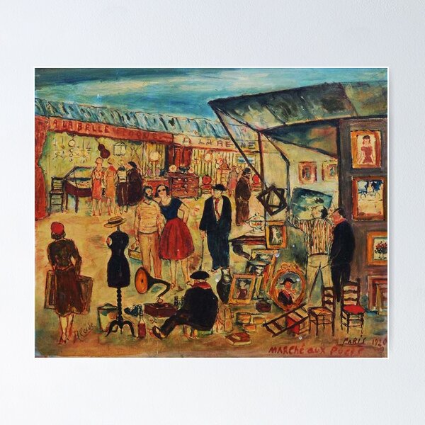 Item preview, Mache Aux Puce by Mache - Vintage Art designed and sold by RickE.