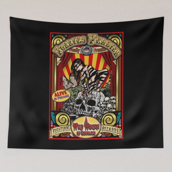 Item preview, A Wild Woman of Cleveland- Sideshow poster Classic . designed and sold by wenselsbally.
