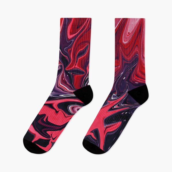 Item preview, Liquid art red and purple designed and sold by Vavilonskaya.