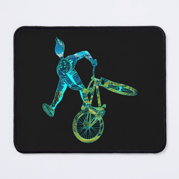 Item preview, Slopestyle biking in blue sky and green grass designed and sold by artOfCal013.