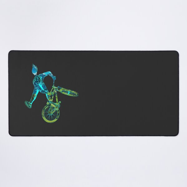 Item preview, Slopestyle biking in blue sky and green grass designed and sold by artOfCal013.
