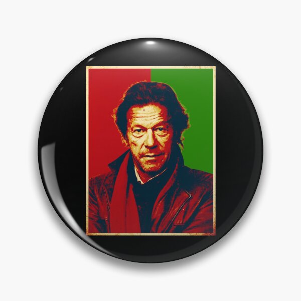 Artikelvorschau, Imran Khan Pakistan PTI Flag Vintage entworfen und verkauft von RosannaArt.