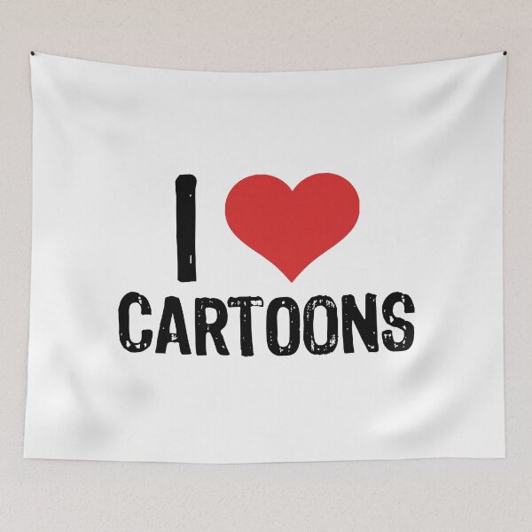 Item preview, I Love Cartoons designed and sold by The "I Love Everything" Shop.