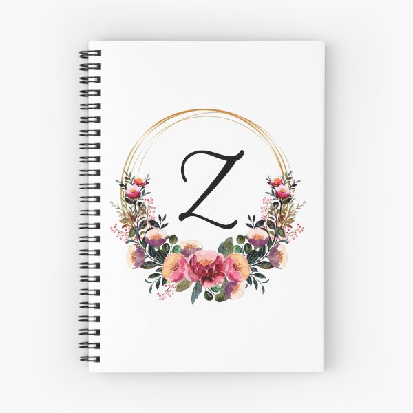 Item preview, Monogram with Pink Floral | Monogram Letter Z designed and sold by JustSeasons.