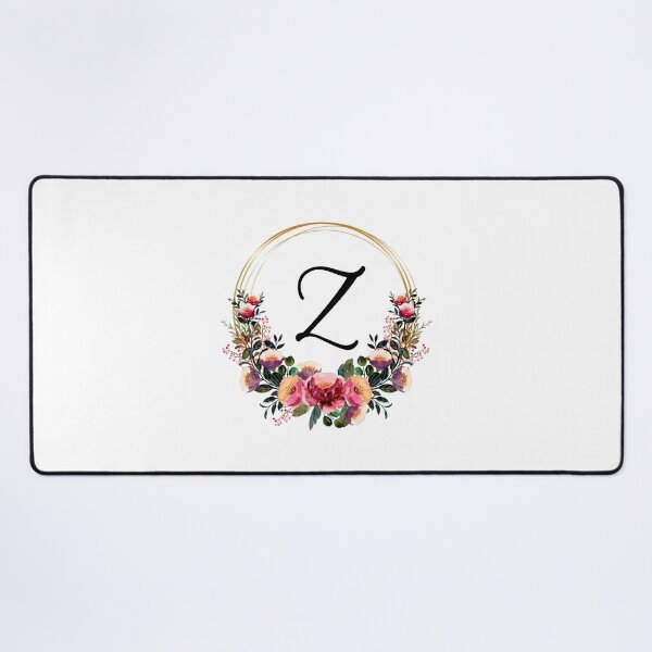 TropicalLife Alphabet Monogram Floral Z Letter