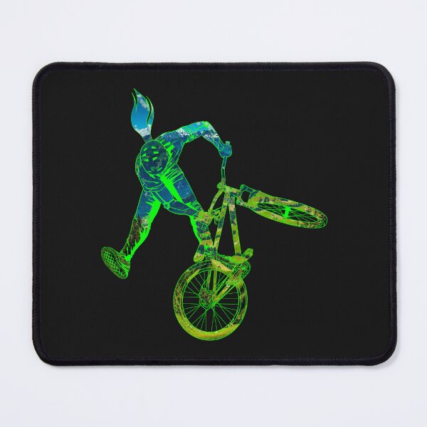 Item preview, Slopestyle biking in green mountain color designed and sold by artOfCal013.