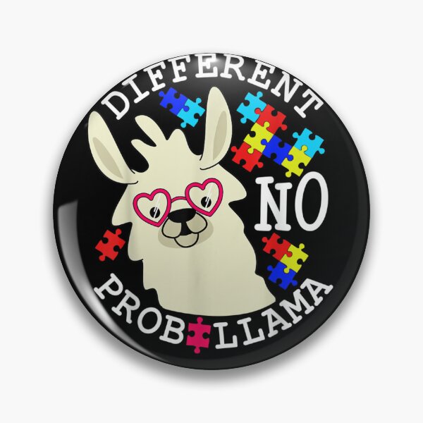 Item preview, Llama Autism Awareness Different No Probllama Drama Funny designed and sold by Cansellerma.