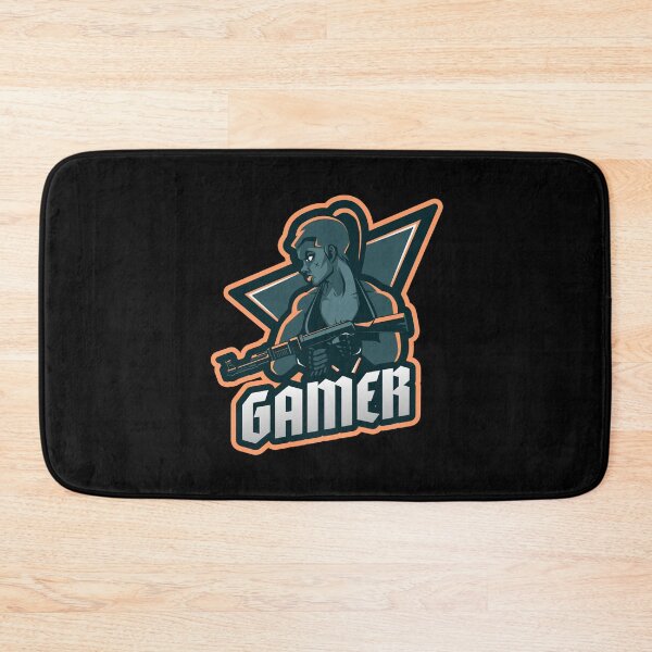 Item preview, Gamer with Female Mercenary Shooter designed and sold by PRIVARSHU.