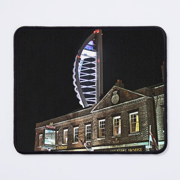 Item preview, Spinnaker Tower and Old Customs House Portsmouth designed and sold by Terri Waters Photography & Design.