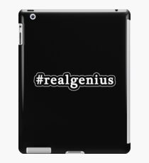 Real Genius - Hashtag - Black & White iPad Case/Skin