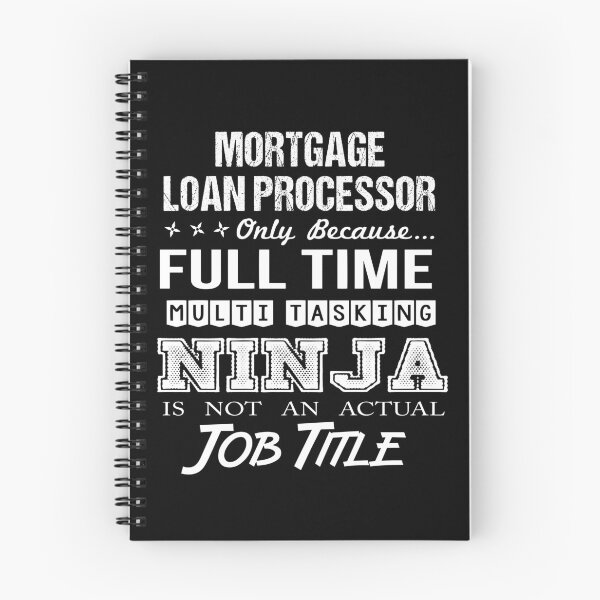 Item preview, Mortgage Loan Processor T Shirt - Multitasking Ninja Job Gift Item Tee designed and sold by miraschroe.