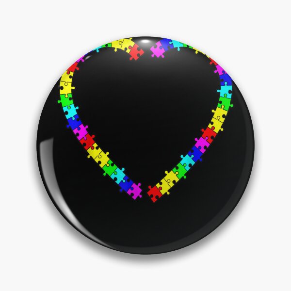Item preview, Autism Spectrum Awareness Puzzle Pieces Heart designed and sold by Cansellerma.