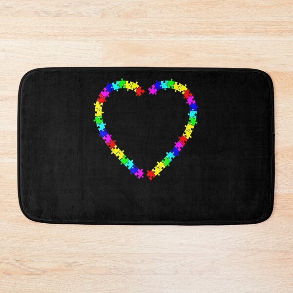Item preview, Autism Spectrum Awareness Puzzle Pieces Heart designed and sold by Cansellerma.