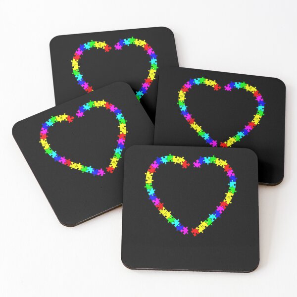 Item preview, Autism Spectrum Awareness Puzzle Pieces Heart designed and sold by Cansellerma.