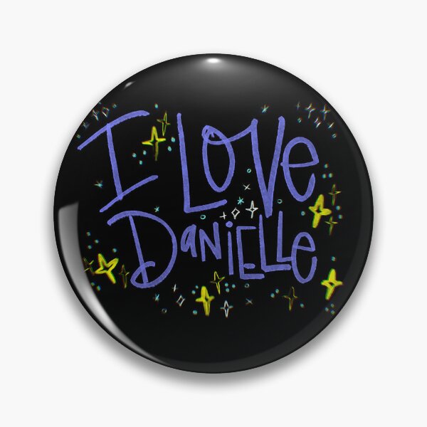 Item preview, I LOVE DANIELLE CUSTOM NAME PURPLE designed and sold by GIVENGRACE.ART.