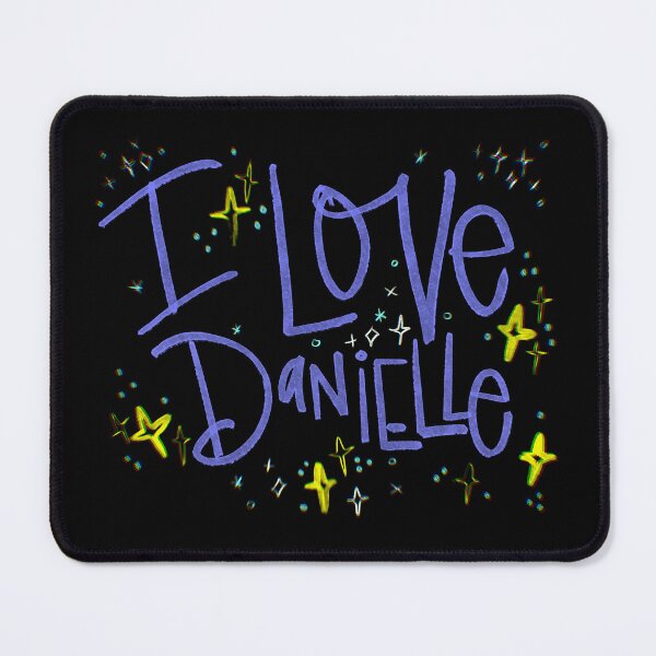 Item preview, I LOVE DANIELLE CUSTOM NAME PURPLE designed and sold by GIVENGRACE.ART.