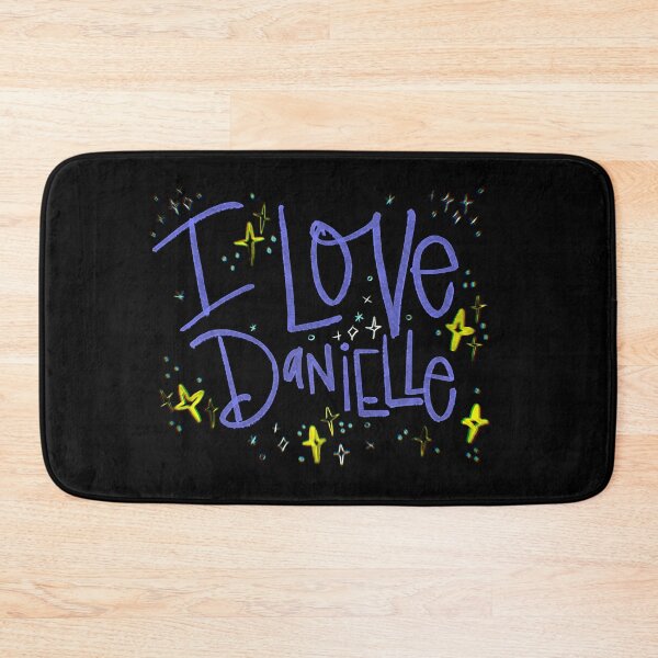 Item preview, I LOVE DANIELLE CUSTOM NAME PURPLE designed and sold by GIVENGRACE.ART.