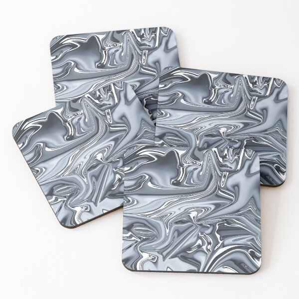 Item preview, Liquid art grey and white designed and sold by Vavilonskaya.