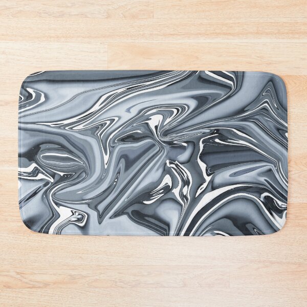 Item preview, Liquid art grey and white designed and sold by Vavilonskaya.