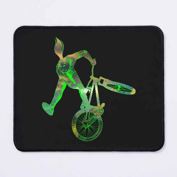 Item preview, Slopestyle biking in cloudy sunset designed and sold by artOfCal013.