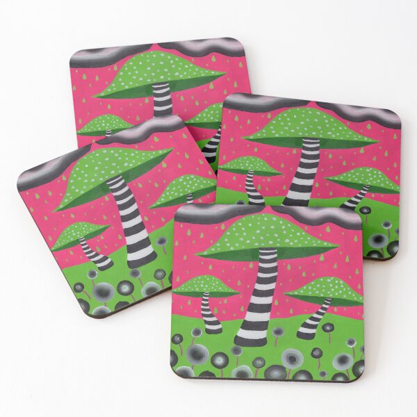 Item preview, Acid Rain & Mushrooms -Acrylic designed and sold by Annie Carpenter.