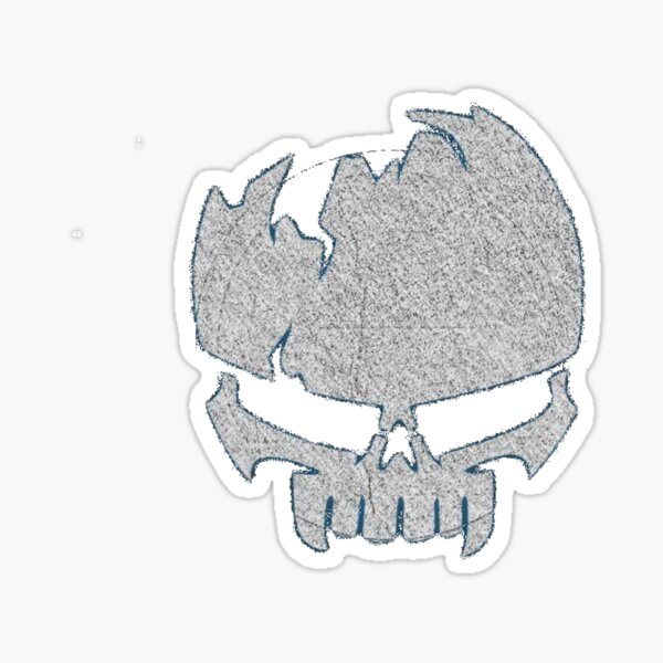 Skull Punisher Sticker by ByAdon