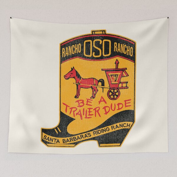 Artikelvorschau, Santa Barbara's Rancho Riding Ranch Vintage Souvenir entworfen und verkauft von ourkid.