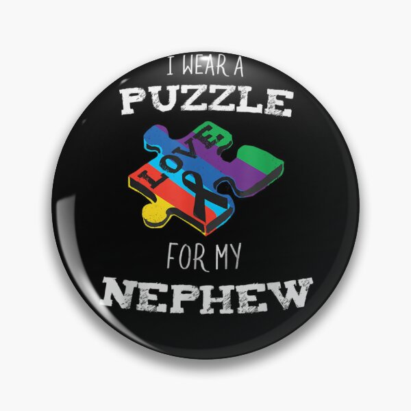 Item preview, I Wear A Puzzle For My Nephew Autism Awareness April designed and sold by Cansellerma.