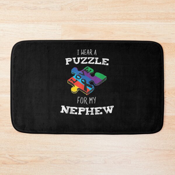Item preview, I Wear A Puzzle For My Nephew Autism Awareness April designed and sold by Cansellerma.