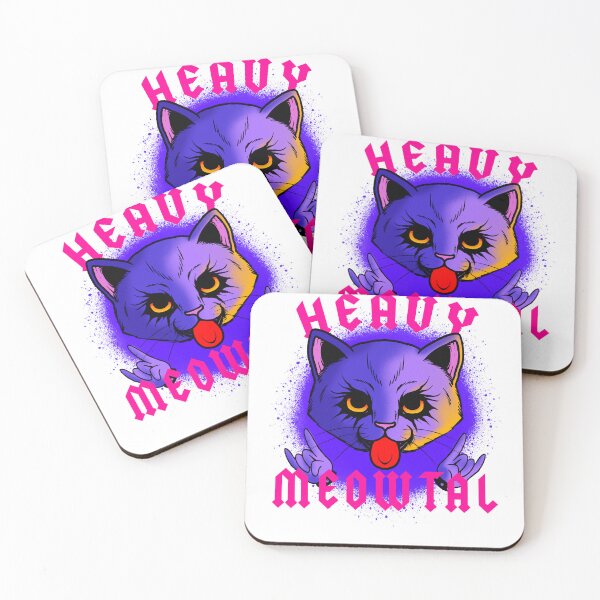 Item preview, Heavy Meowtal Cat designed and sold by alxmd.