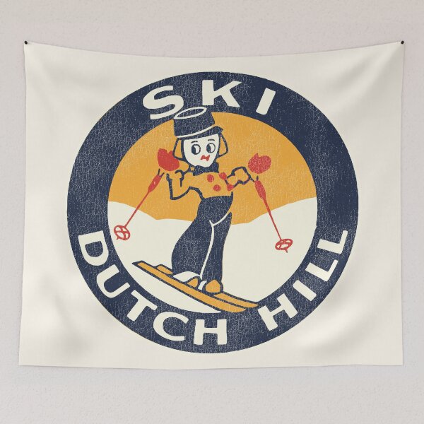 Item preview, Ski Dutch Hill Vintage Vermont Tourist Souvenir designed and sold by ourkid.