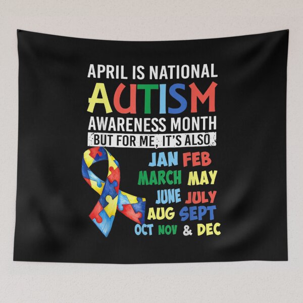 Item preview, April is National Autism Awareness Month  designed and sold by JacobKelly069.