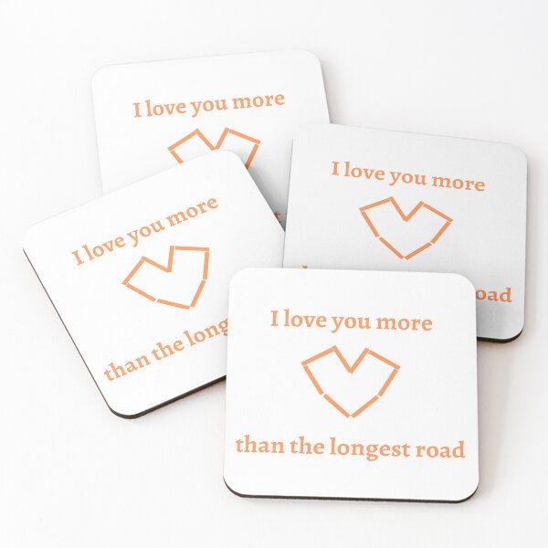 Item preview, I love you more than the longest road (orange) designed and sold by jarryzard95.