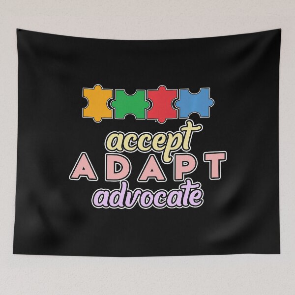 Item preview, Akzeptieren Anpassen Autismus-Bewusstsein Autistische Kinder Mama Grafik Langarmshirt designed and sold by Miciareter.