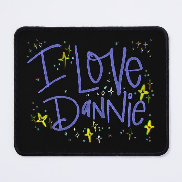Item preview, I LOVE DANNIE CUSTOM NAME PURPLE designed and sold by GIVENGRACE.ART.