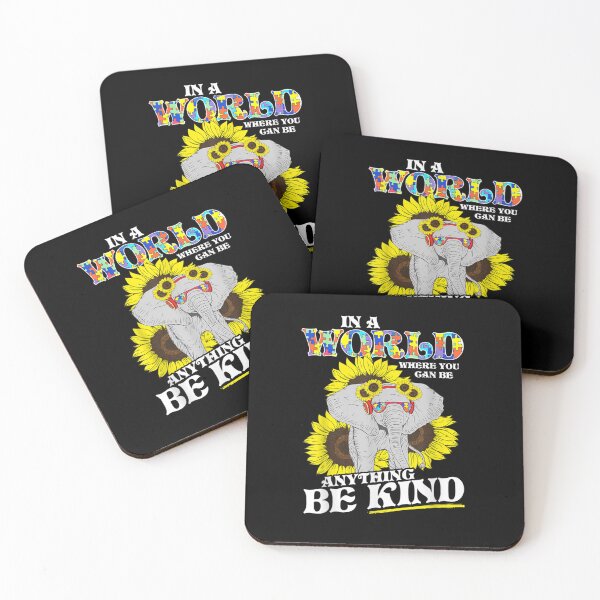 Item preview, In A World Be Kind Autism Elephant Sunflower T Shirt Gift designed and sold by Cansellerma.
