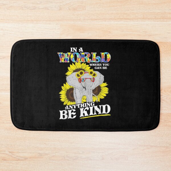 Item preview, In A World Be Kind Autism Elephant Sunflower T Shirt Gift designed and sold by Cansellerma.