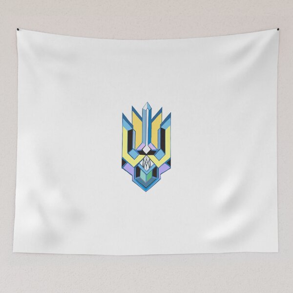 Item preview, Ukrainian Colorful Decorative Trojan-Trident Symbol designed and sold by Vager.