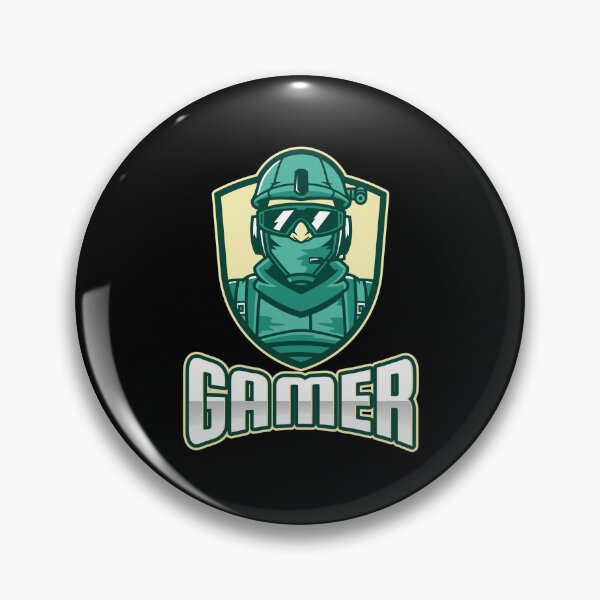 Item preview, Gamer with Geared Soldier Face designed and sold by PRIVARSHU.