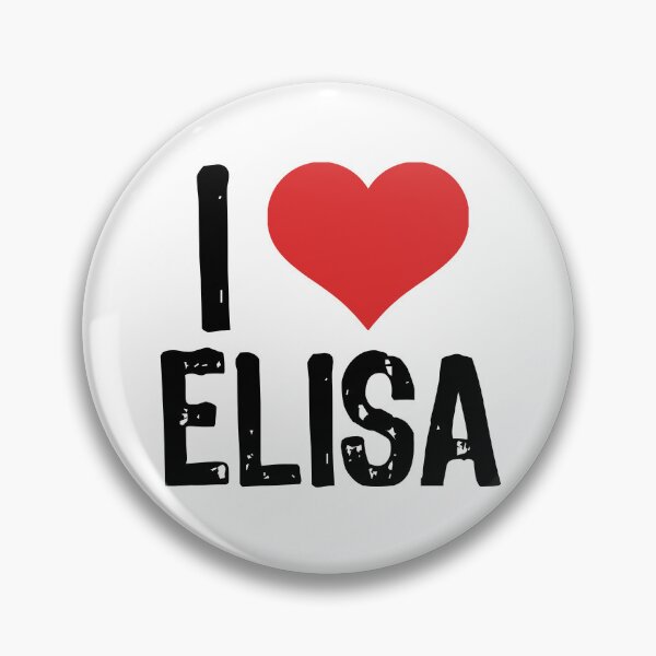 Item preview, I Love Elisa designed and sold by The "I Love Everything" Shop.