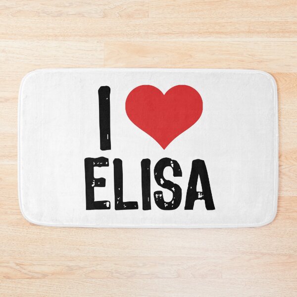 Item preview, I Love Elisa designed and sold by The "I Love Everything" Shop.