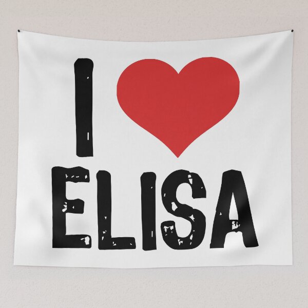 Item preview, I Love Elisa designed and sold by The "I Love Everything" Shop.