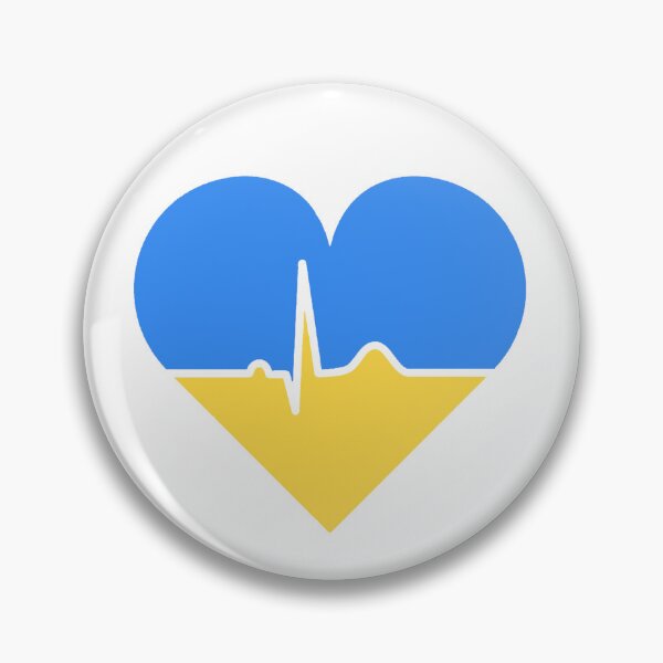 Item preview, Ukraine flag - Heart - Proud Ukrainian designed and sold by AlexNik.