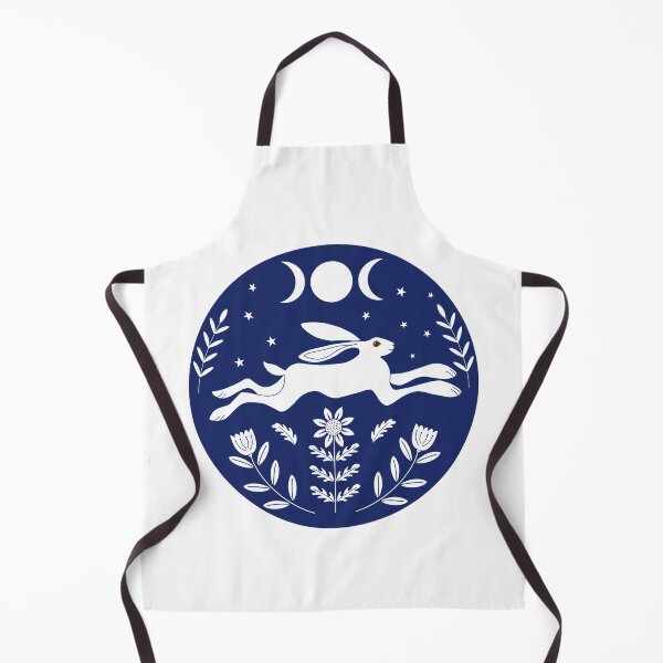 Item preview, Magical Moon Leaping Hare Design - Running Hare - Rabbit - Bunny designed and sold by OstarasAttic.