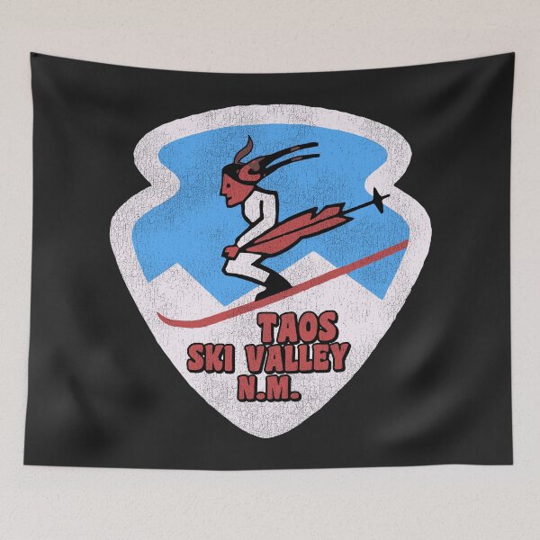 Item preview, Taos New Mexico Ski Valley Vintage Tourist Souvenir designed and sold by ourkid.