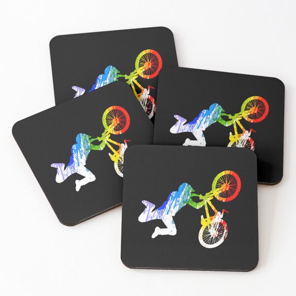 Item preview, BMX bikers colorful designed and sold by Smoking_Animals .