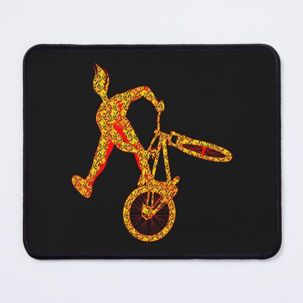 Item preview, Slopestyle biking in fire pattern designed and sold by artOfCal013.