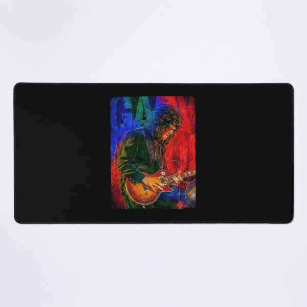 Item preview, Arte del retrato de Gary Moore Tribute Camiseta esencial designed and sold by LucaFallenberg.
