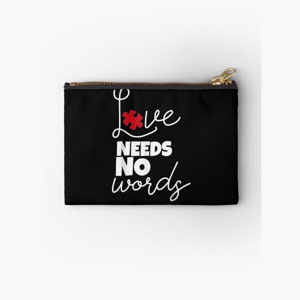 Item preview, Love Needs No Words Autism Awareness Shirt Dad Teacher Mom designed and sold by Cansellerma.
